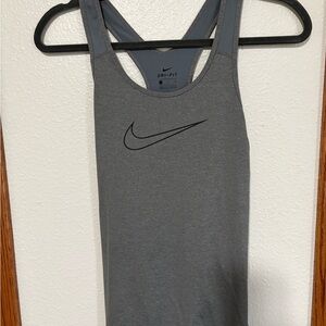 Nike Women's Charcoal Dri-FIT Tank Top